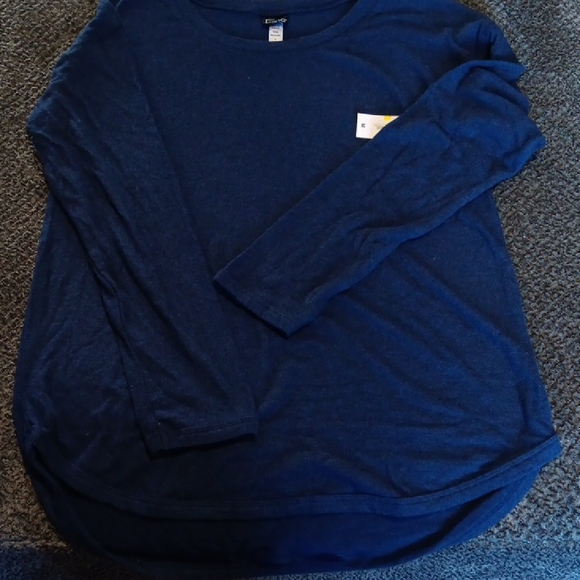 Felina Tops - Felina Deep Blue Long Sleeve Top